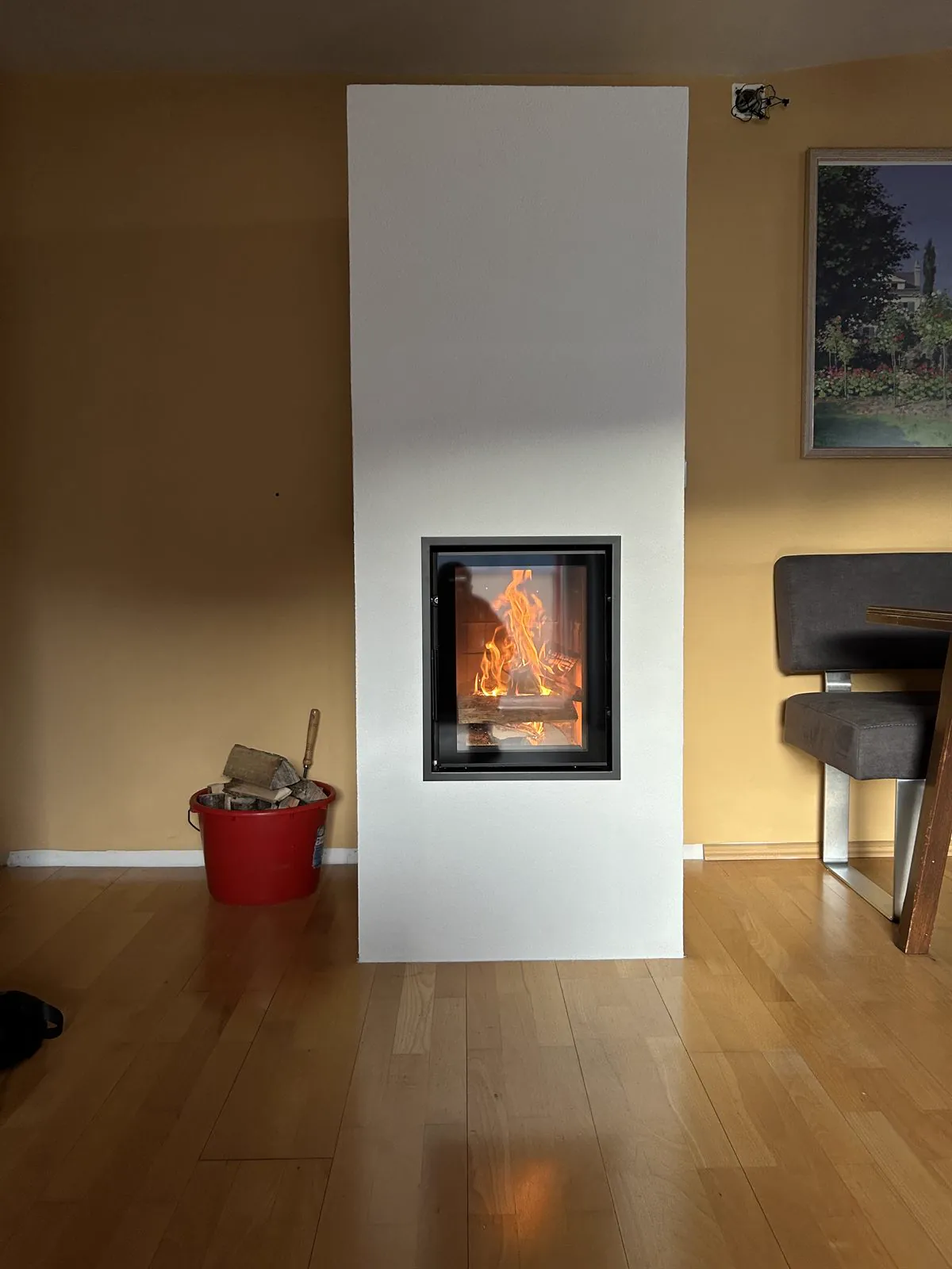 Langgezogener Kamin &ndash; Projekt